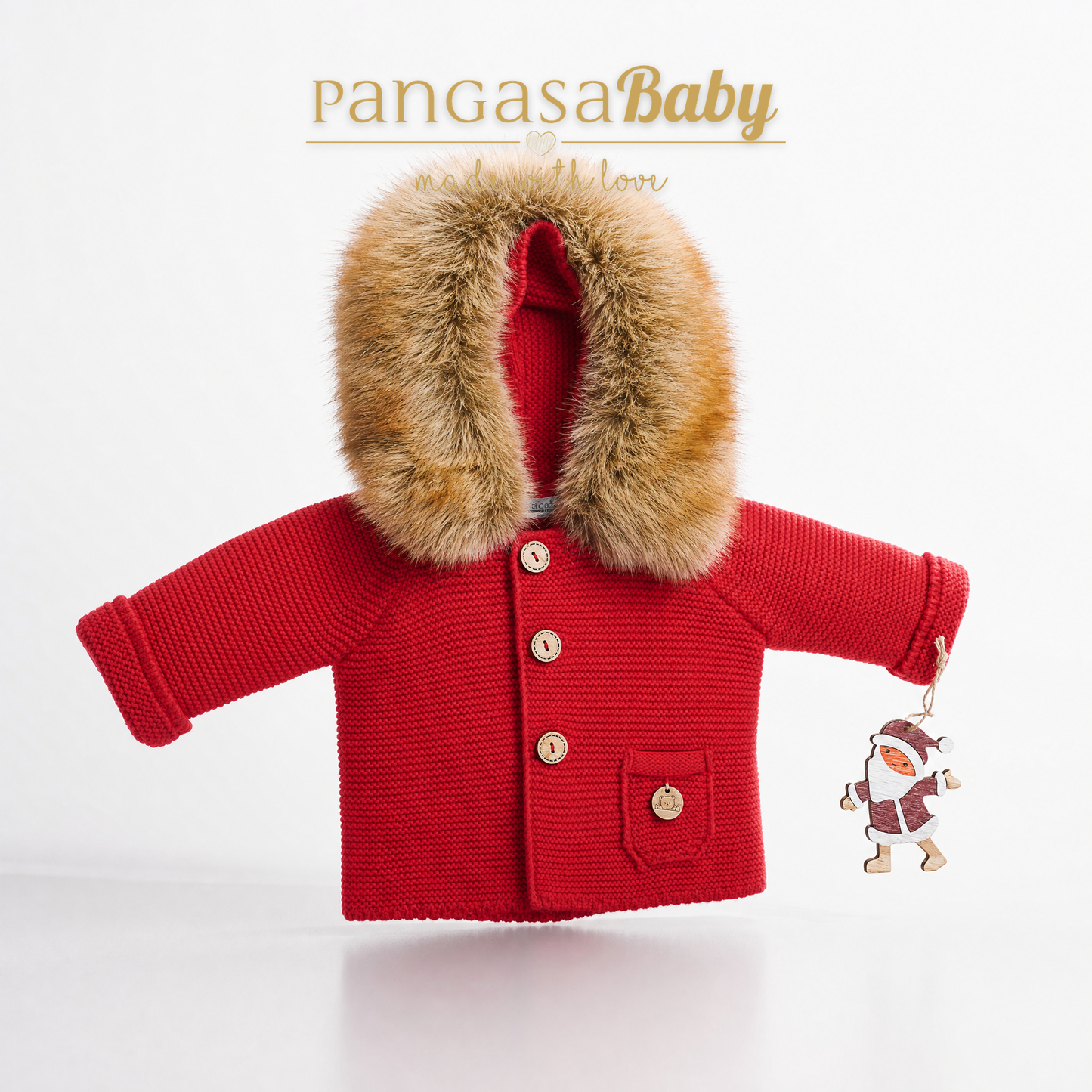 Trenka Luxury Pelo rojo natural Pangasa Baby