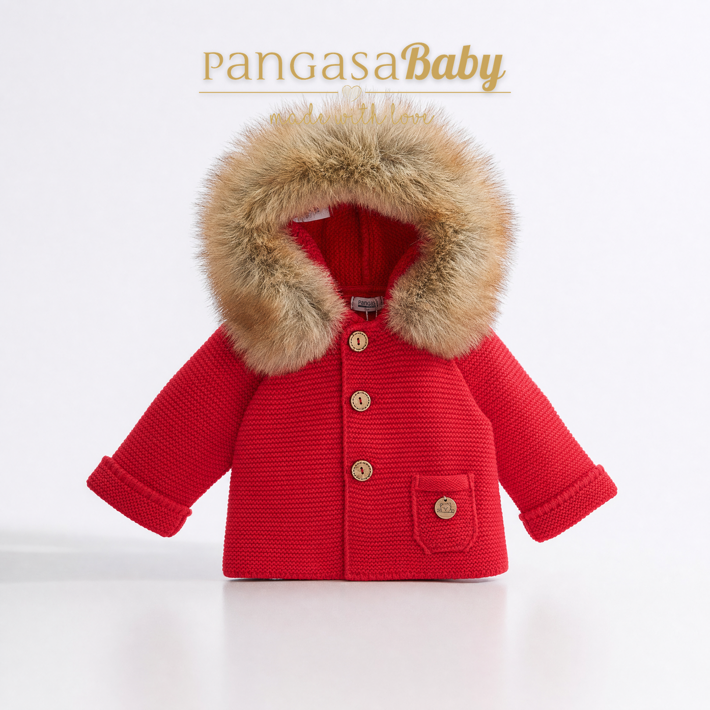 Trenka Luxury Pelo rojo natural Pangasa Baby