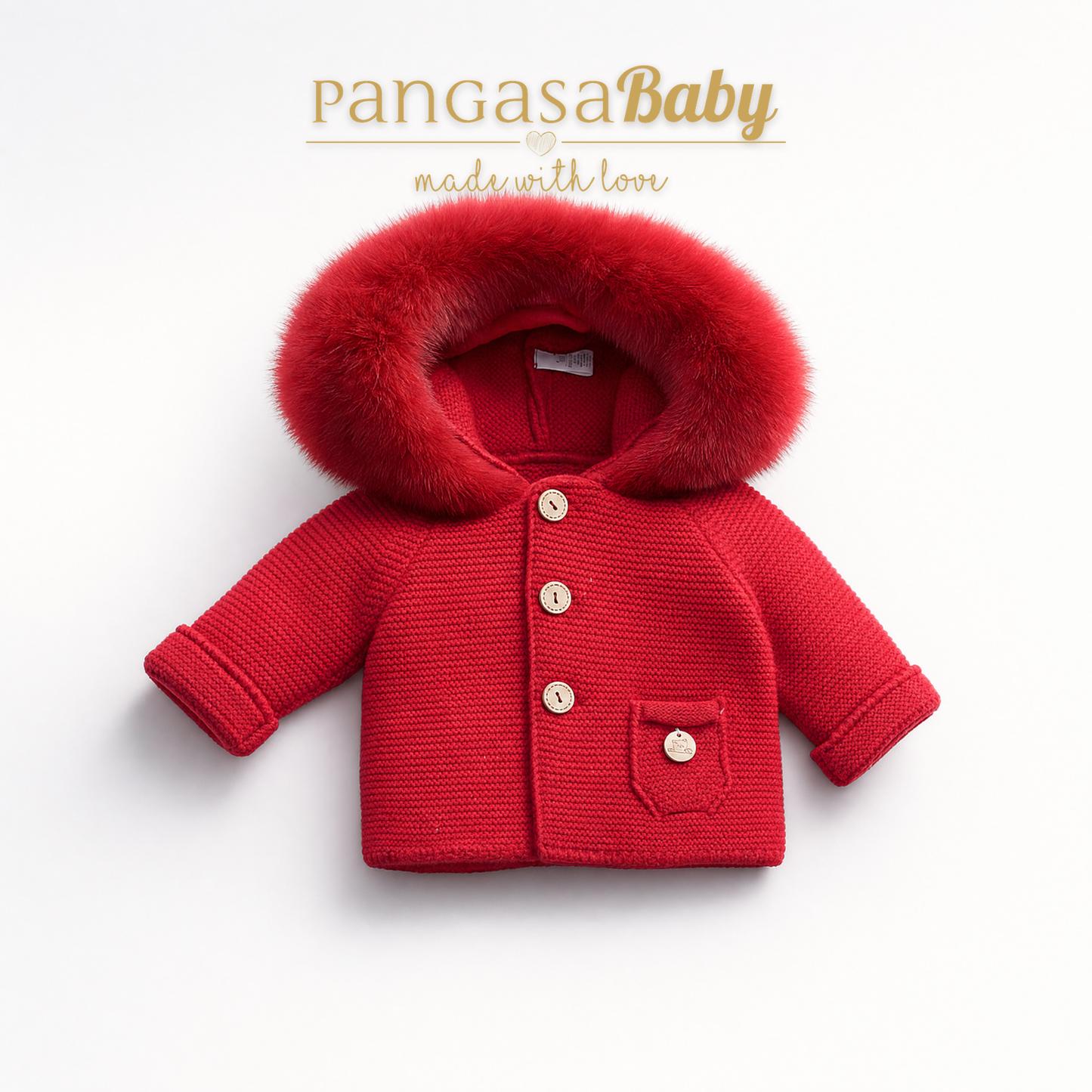 Trenka Luxury Pelo rojo natural Pangasa Baby