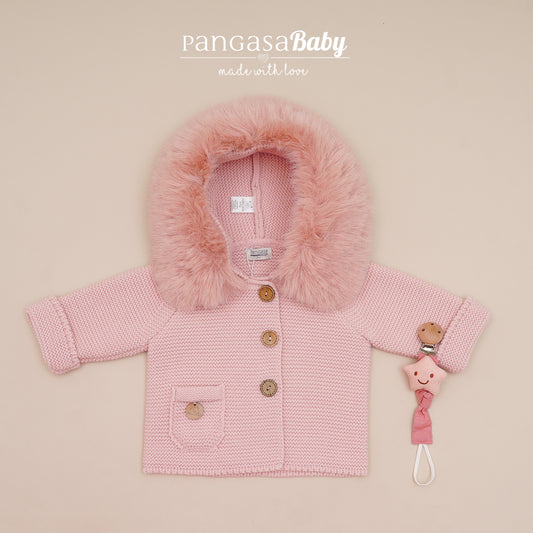 Trenka Luxury Rosa Empolvado Pangasa Baby 🌸 Elegancia y ternura para tu peque