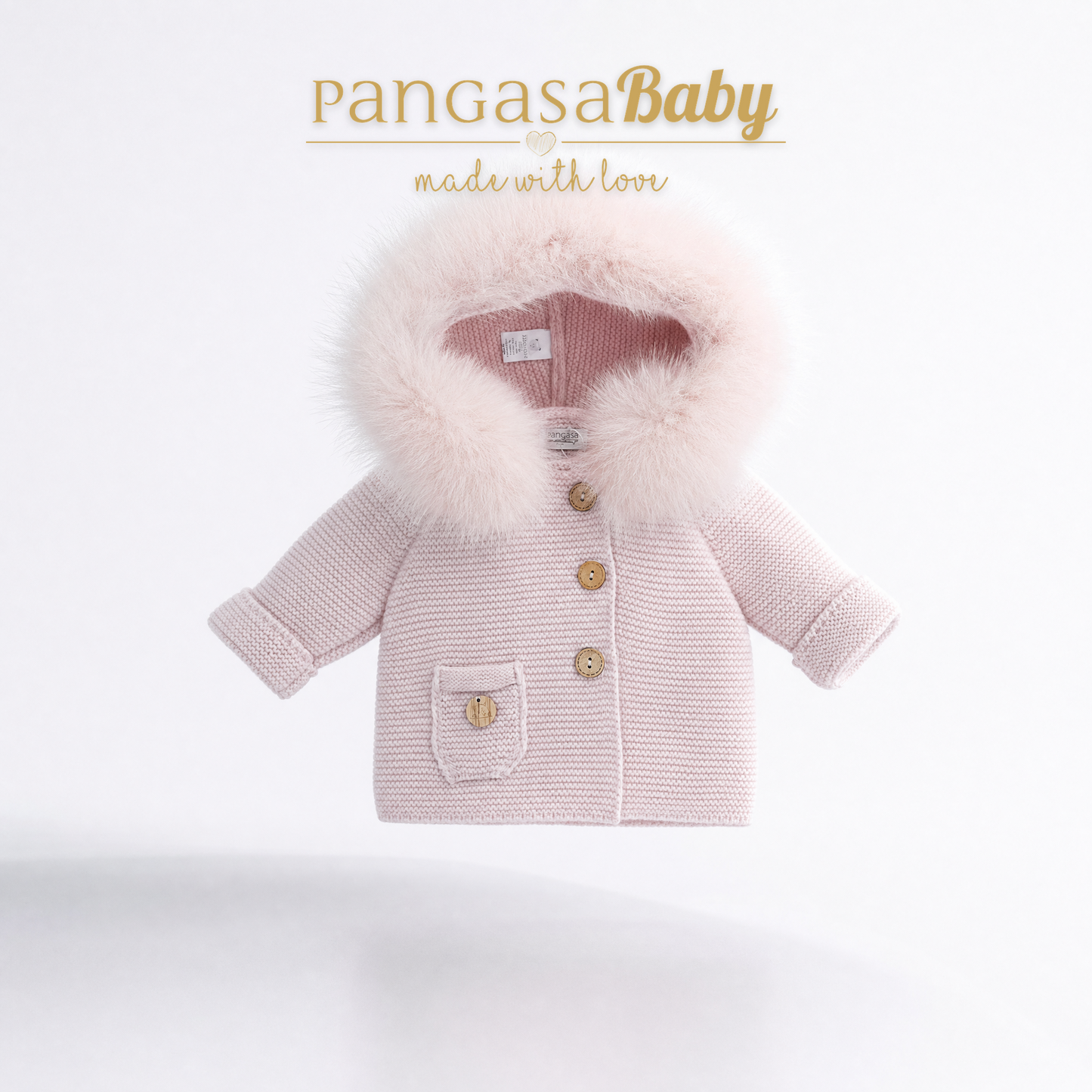 Trenka Luxury Rosa Empolvado Pangasa Baby 🌸 Elegancia y ternura para tu peque