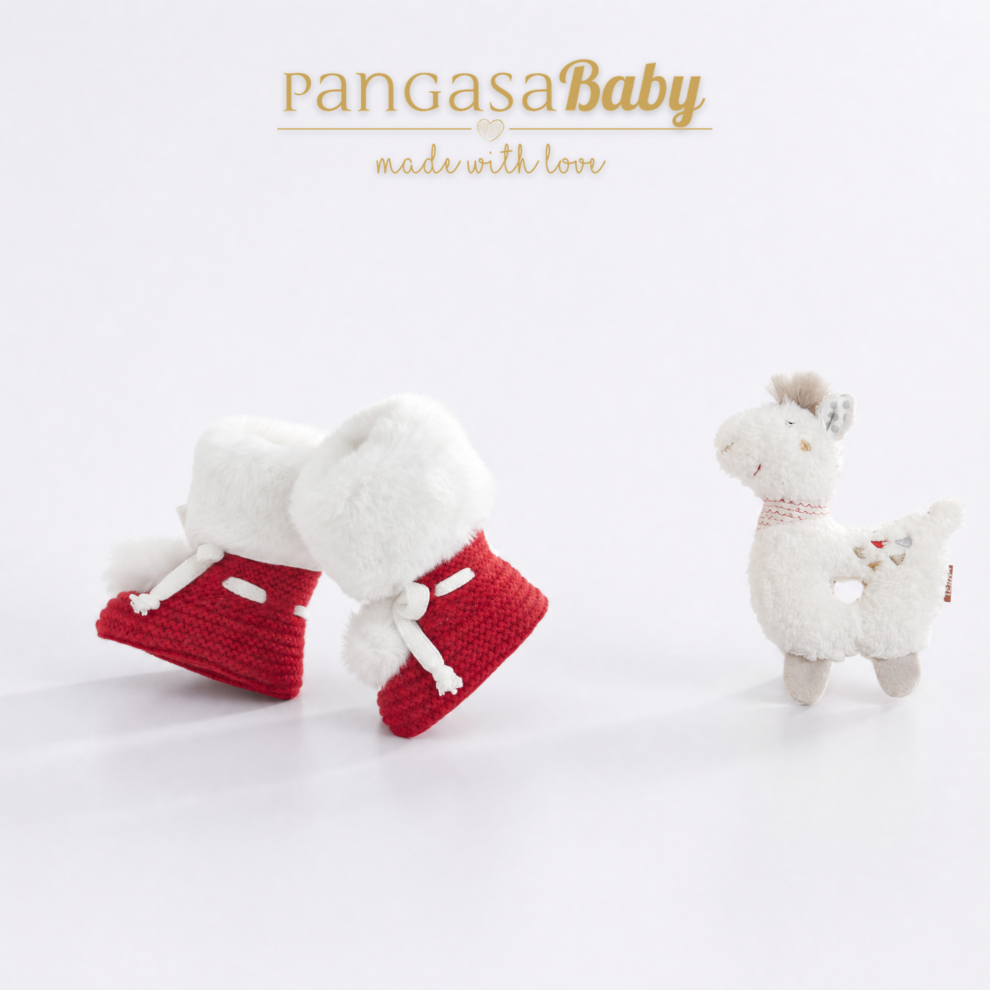 Botitas Forro Polar granate- Pangasa Baby