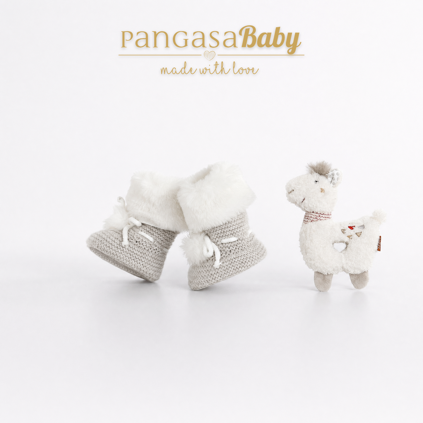 Botitas Forro Polar camel - Pangasa Baby