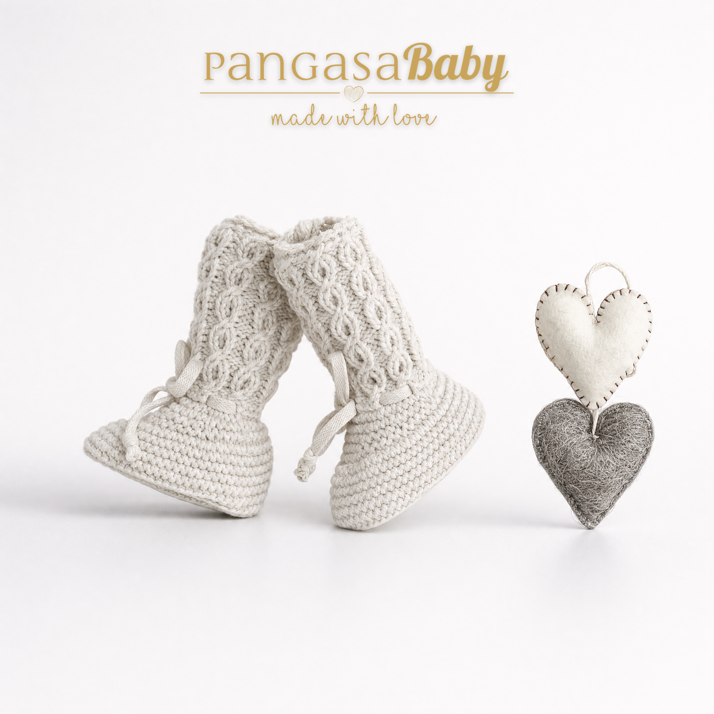 Botitas Altas Ochos camel- Pangasa Baby