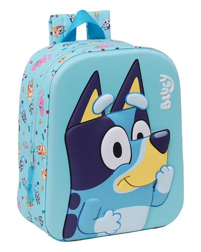 Mochila Guarderia 3D Bluey 22x10x27cm