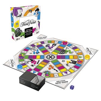 Juego de mesa Trivial Pursuit decades 2010-2020