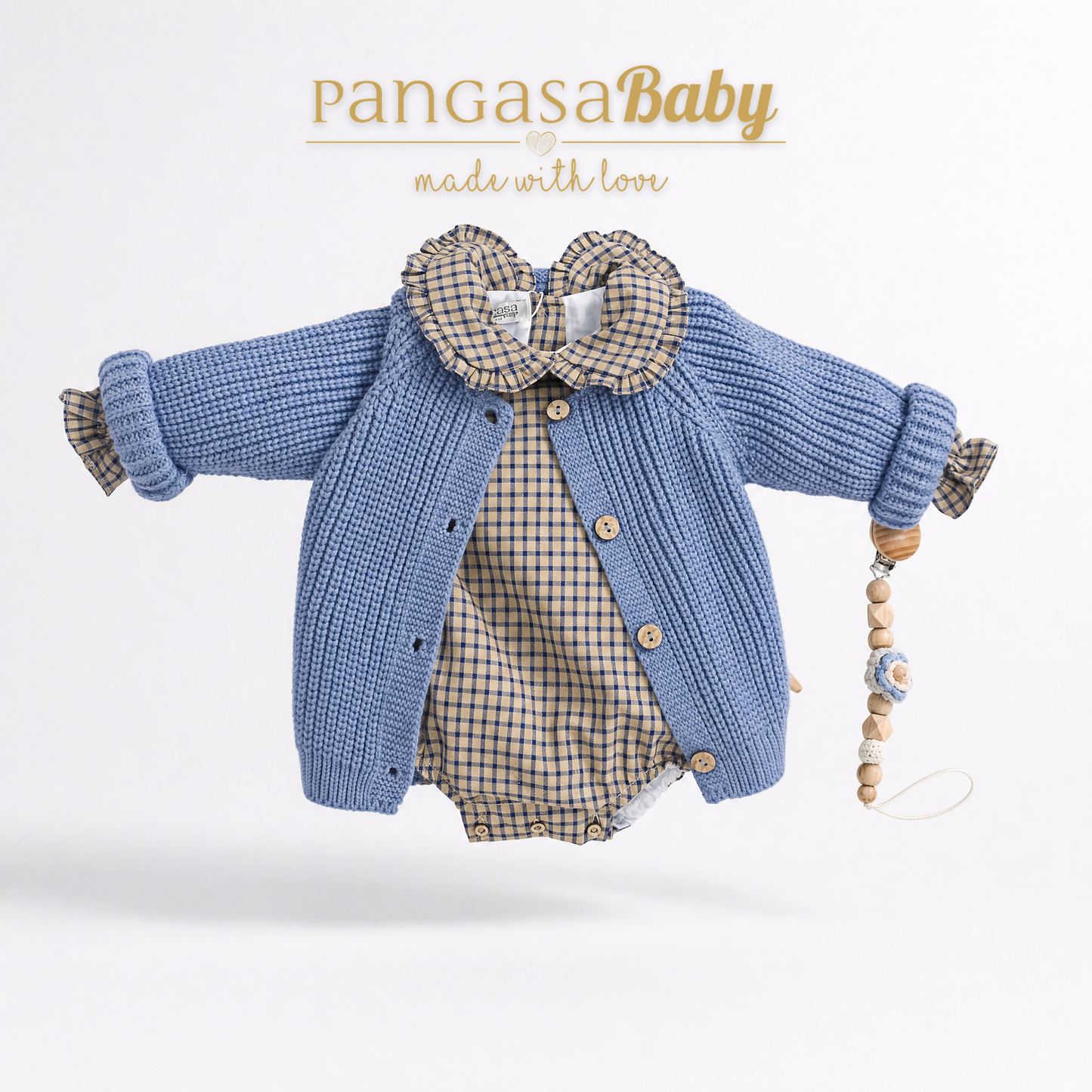 Pelele Brume Todo Tela Pangasa Baby | 1 a 12 meses
