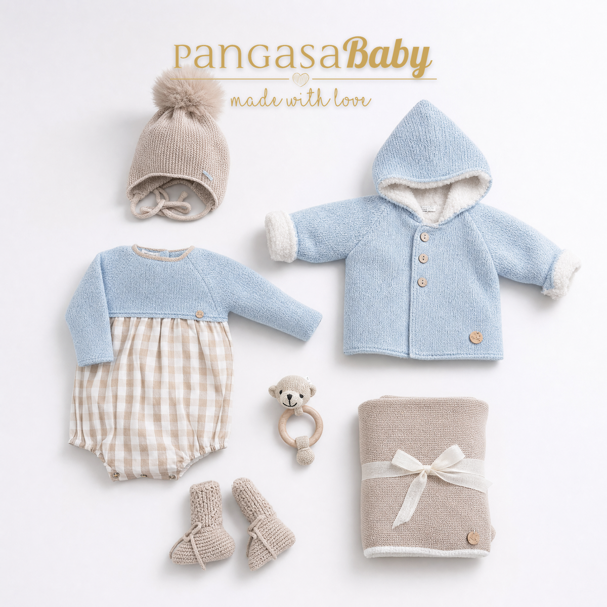 Pelele Sand Pangasa Baby | 1-12 meses
