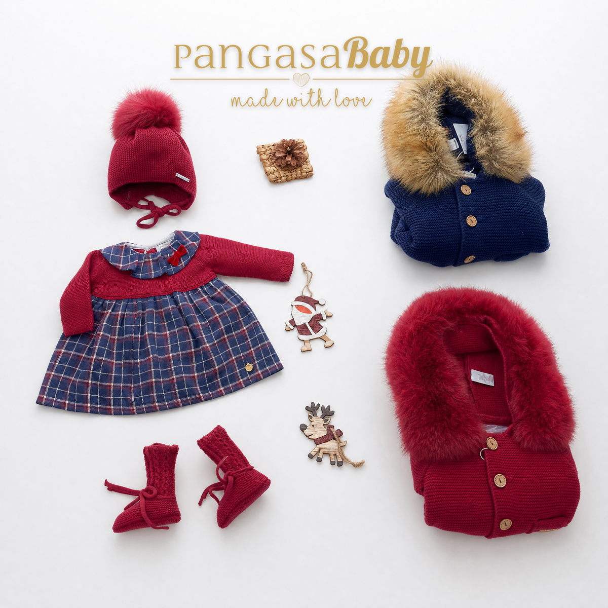 Vestido Christmas Pangasa Baby | 1-24 meses