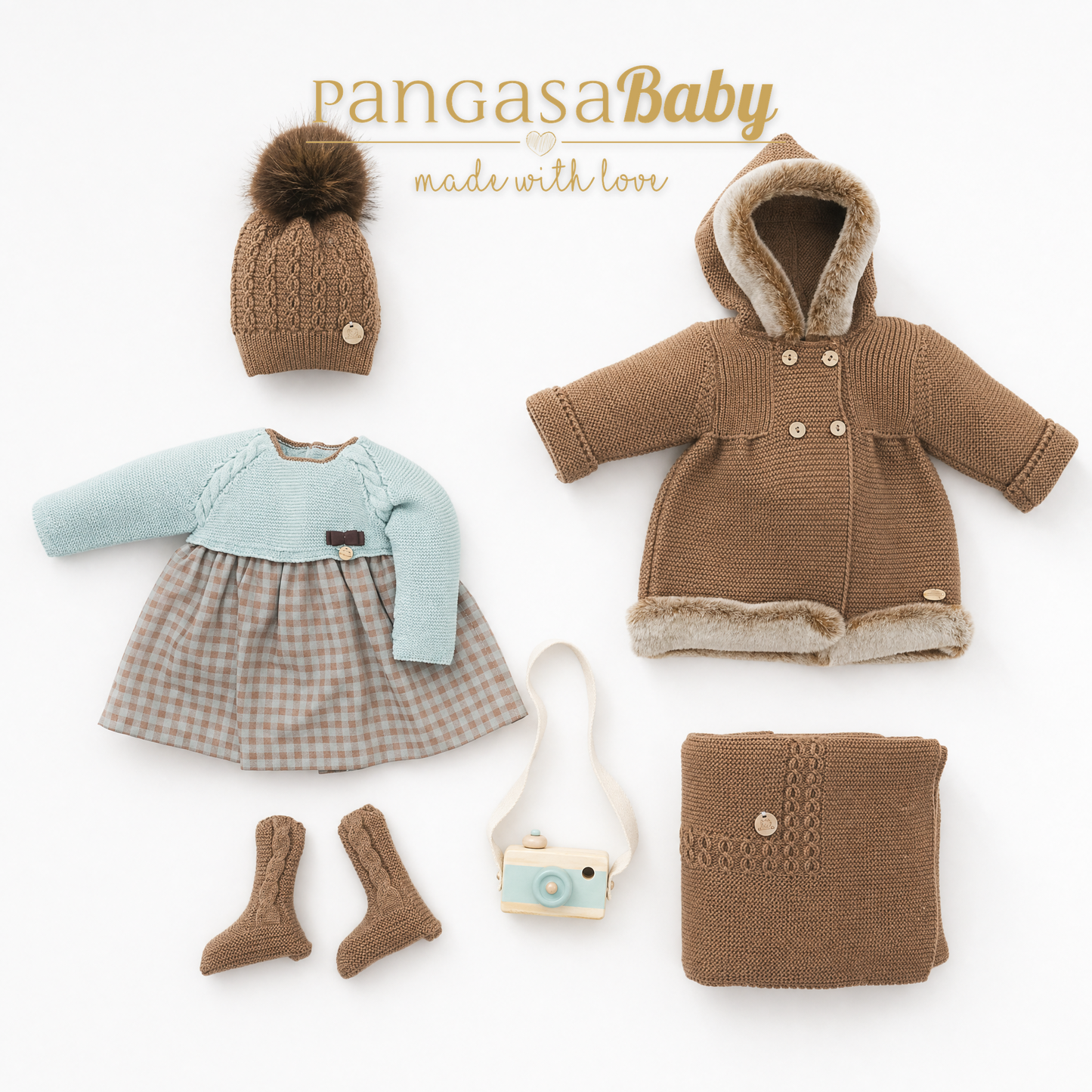 VESTIDO VICHY MINT 1-24 meses pangasa baby