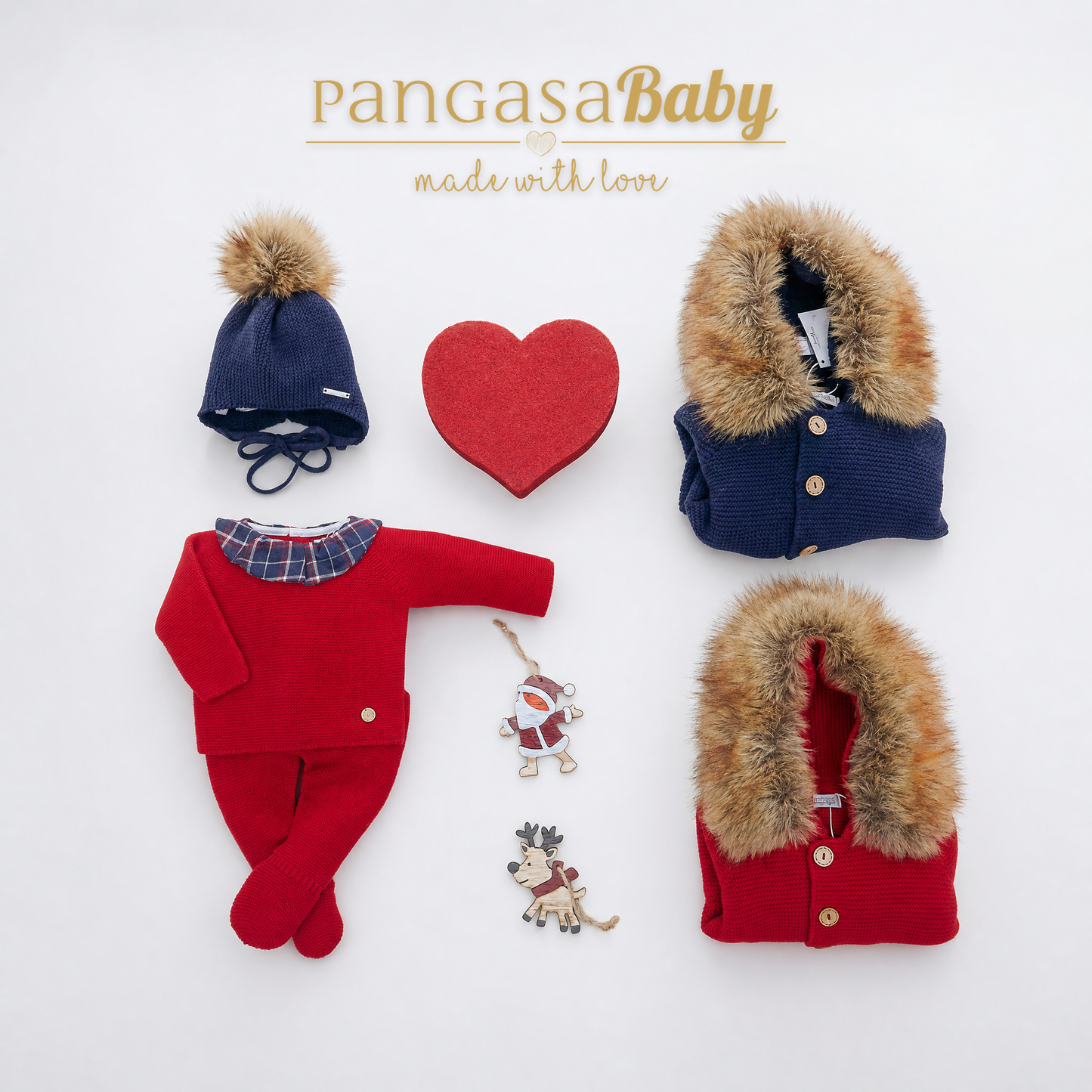 P.Puesta C.Volante Christmas Pangasa Baby + Gorro | 0-12 meses