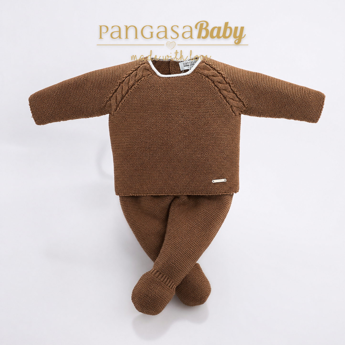 P.PUESTA CHOCOLATTE + GORRO 1-12 meses pangasa baby