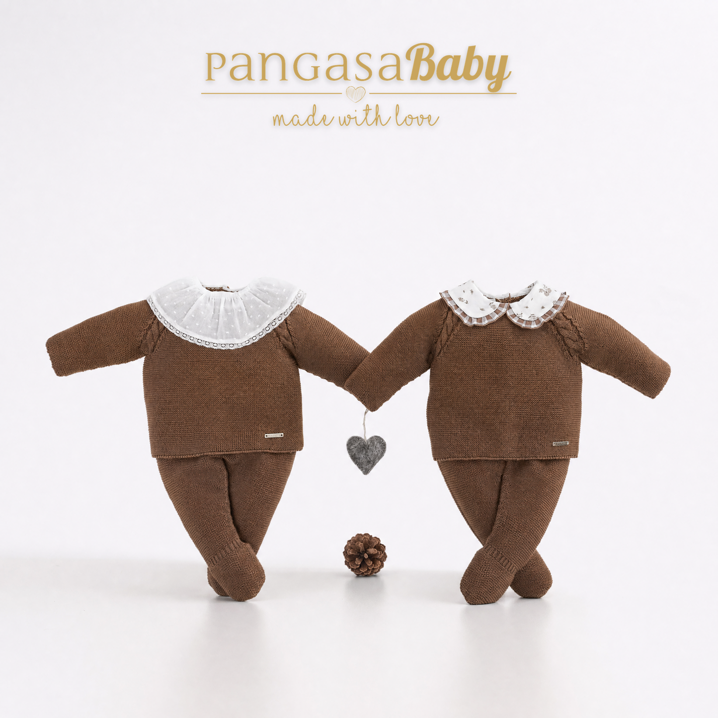 P.PUESTA CHOCOLATTE + GORRO 1-12 meses pangasa baby
