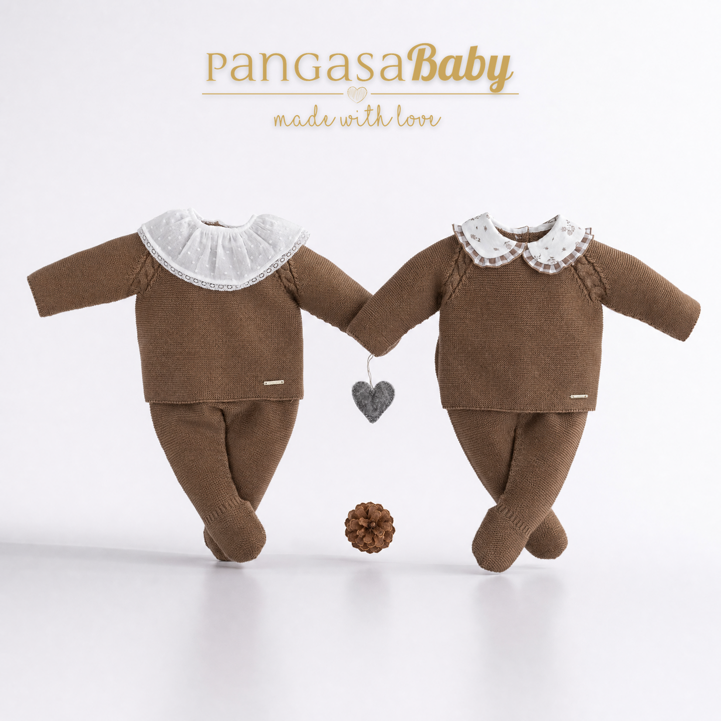 P.PUESTA CHOCOLATTE + GORRO 1-12 meses pangasa baby