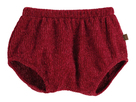 Pololo Ter bebé unisex Calamaro en color granate ❤️ Tacto aterciopelado | Tallas 1-36 meses