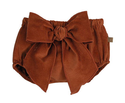 Pololo Pampero micropana terracota con lazo – Cubre pañal bebé Calamaro 1-36 meses