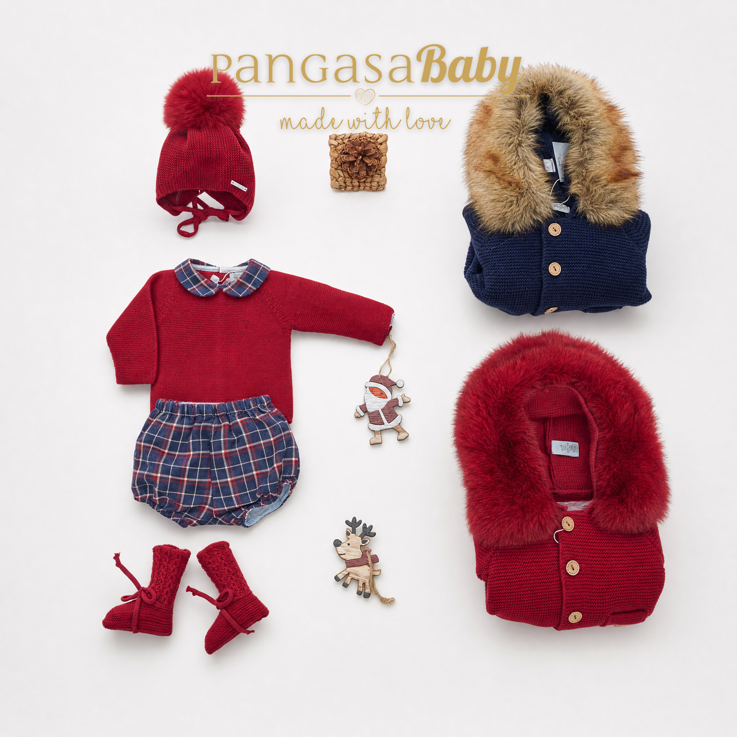 Traje 2P Christmas Pangasa Baby | 3-24 meses