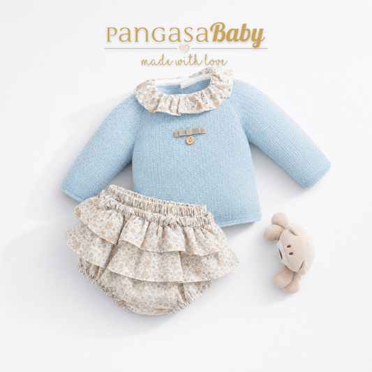 Conjunto Braguita Sand Pangasa Baby | 3-24 meses