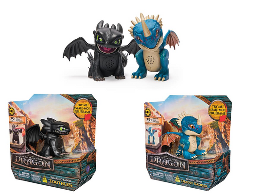 Mini Dragones Interactivos con sonidos. 20,32x19,05x8,13 cm - Modelos surtidos