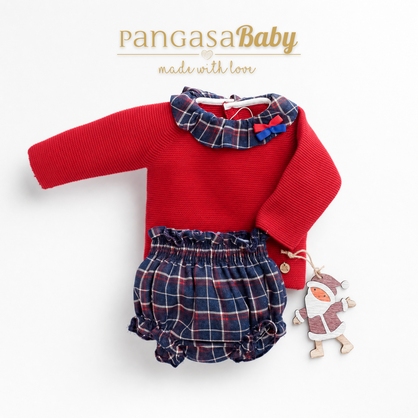 Conjunto Braguita Christmas Pangasa Baby 3-24 meses | Siju