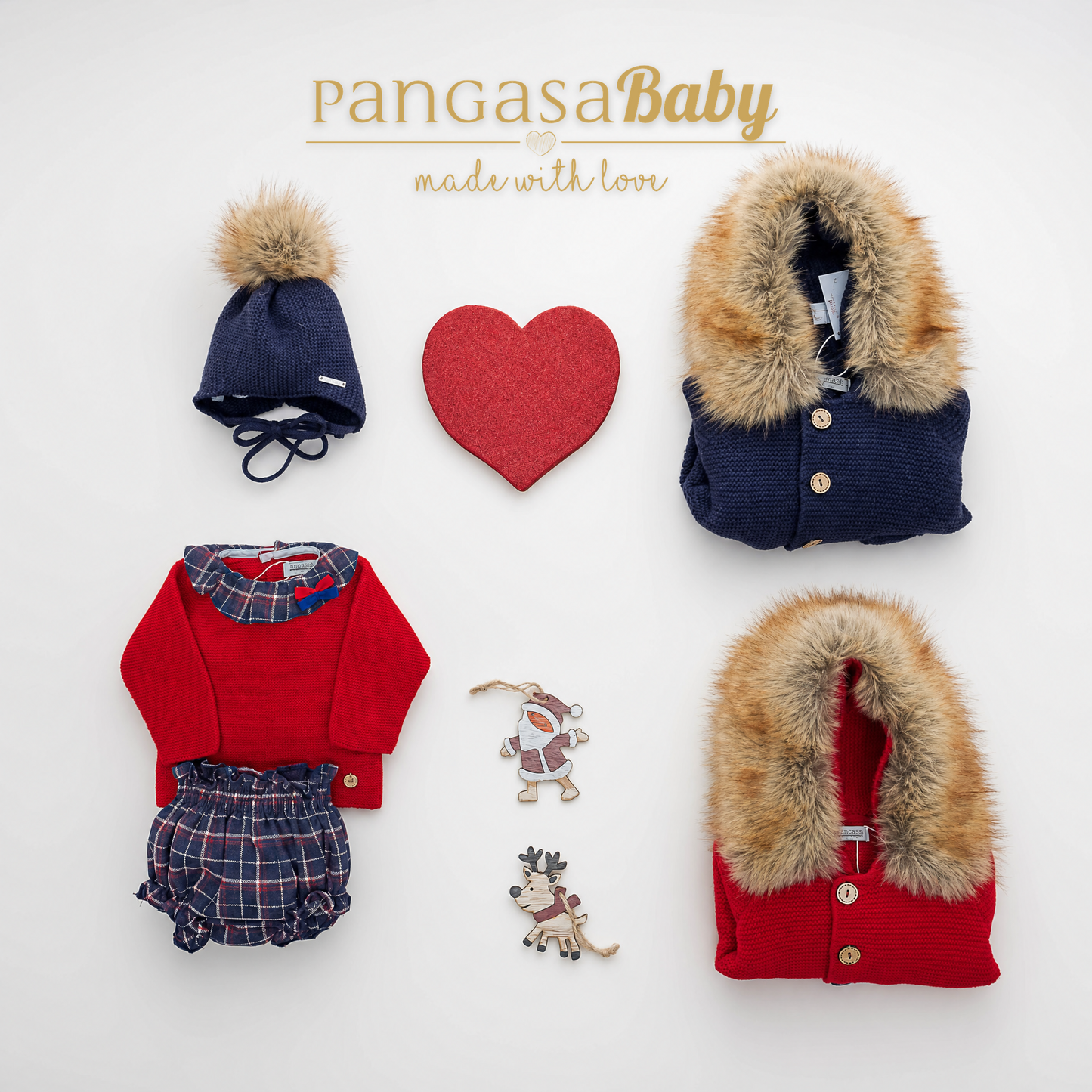 Conjunto Braguita Christmas Pangasa Baby 3-24 meses | Siju