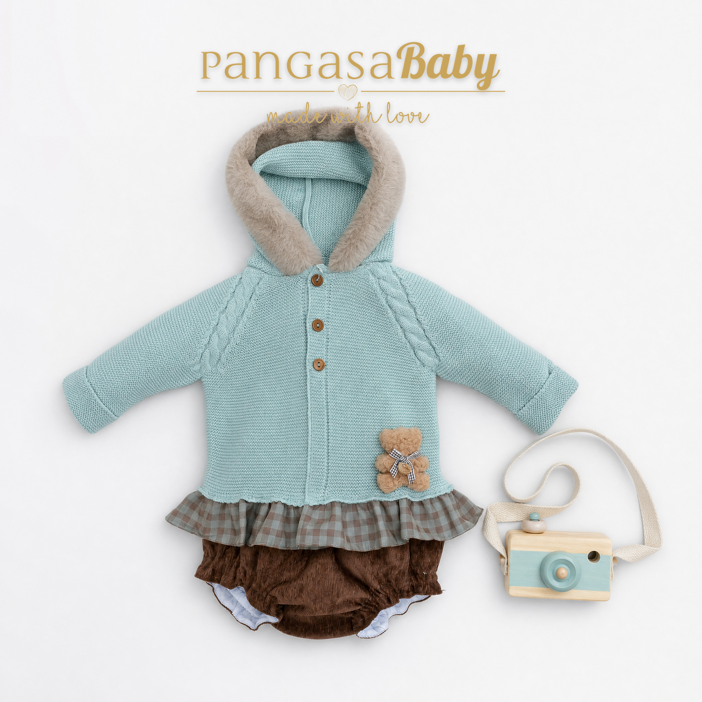 CONJ. BRAGUITA VICHY MINT3-24 meses pangasa baby