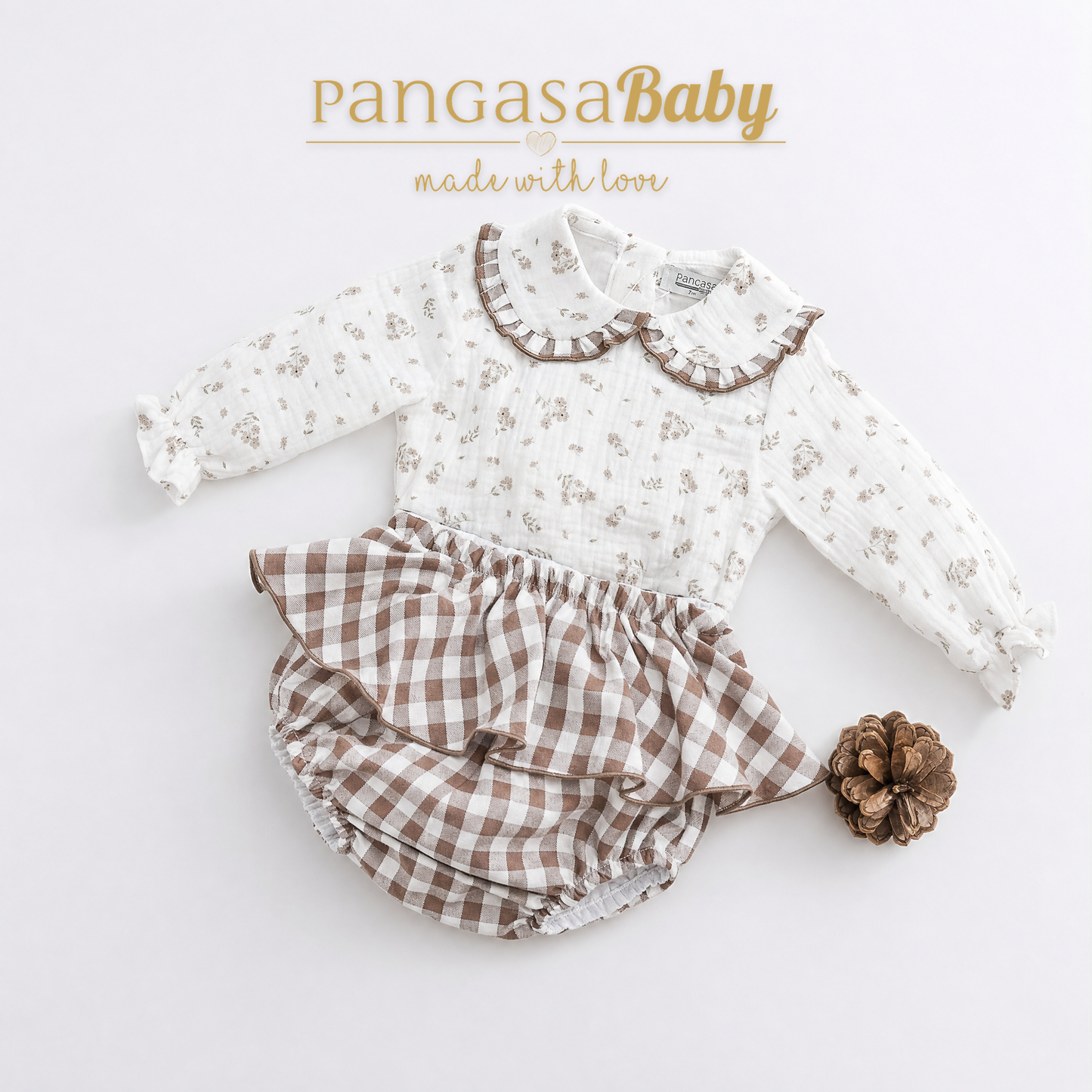 CONJ. BRAGUITA CHOCOLATTE 3-24 meses pangasa