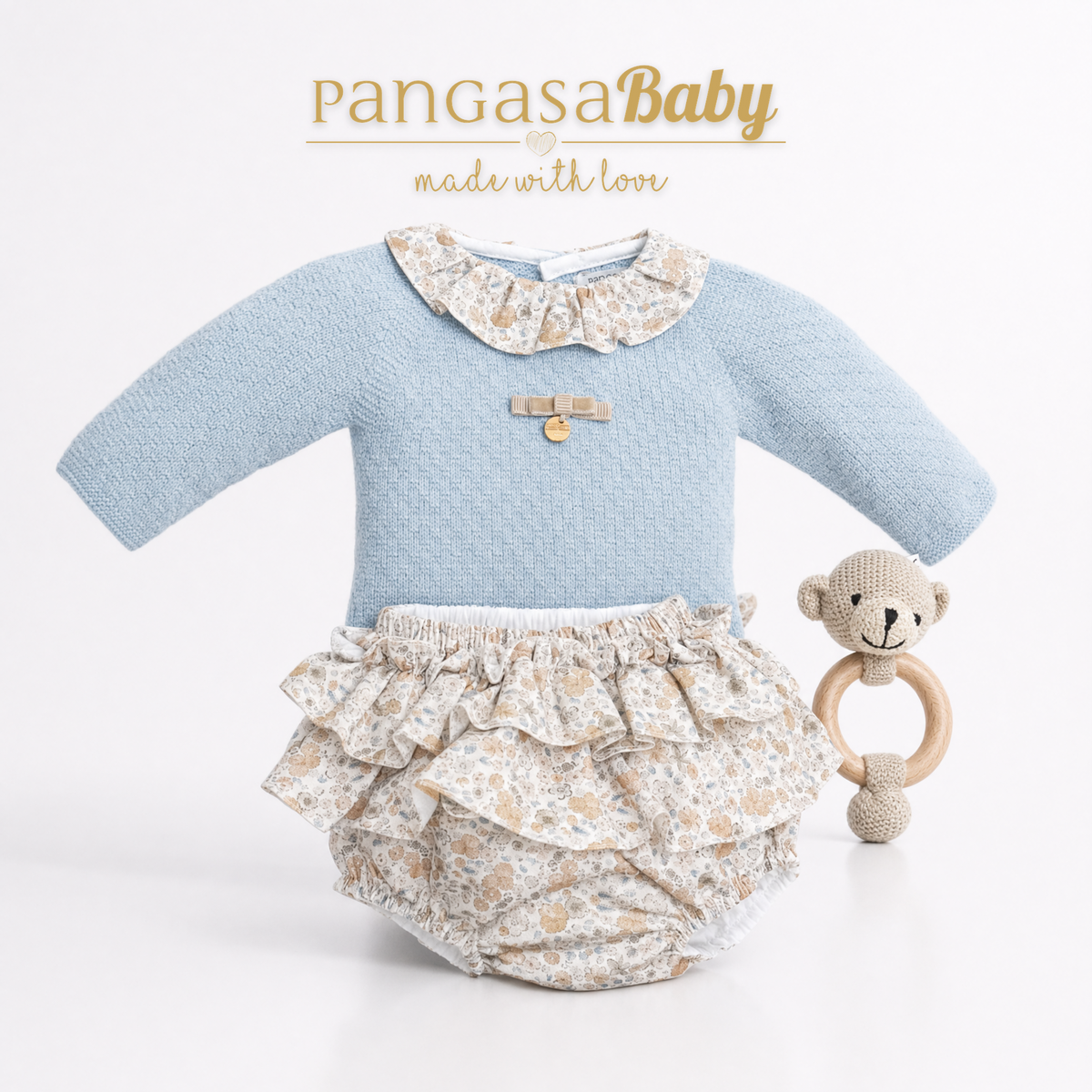 Conjunto Braguita Sand Pangasa Baby | 3-24 meses