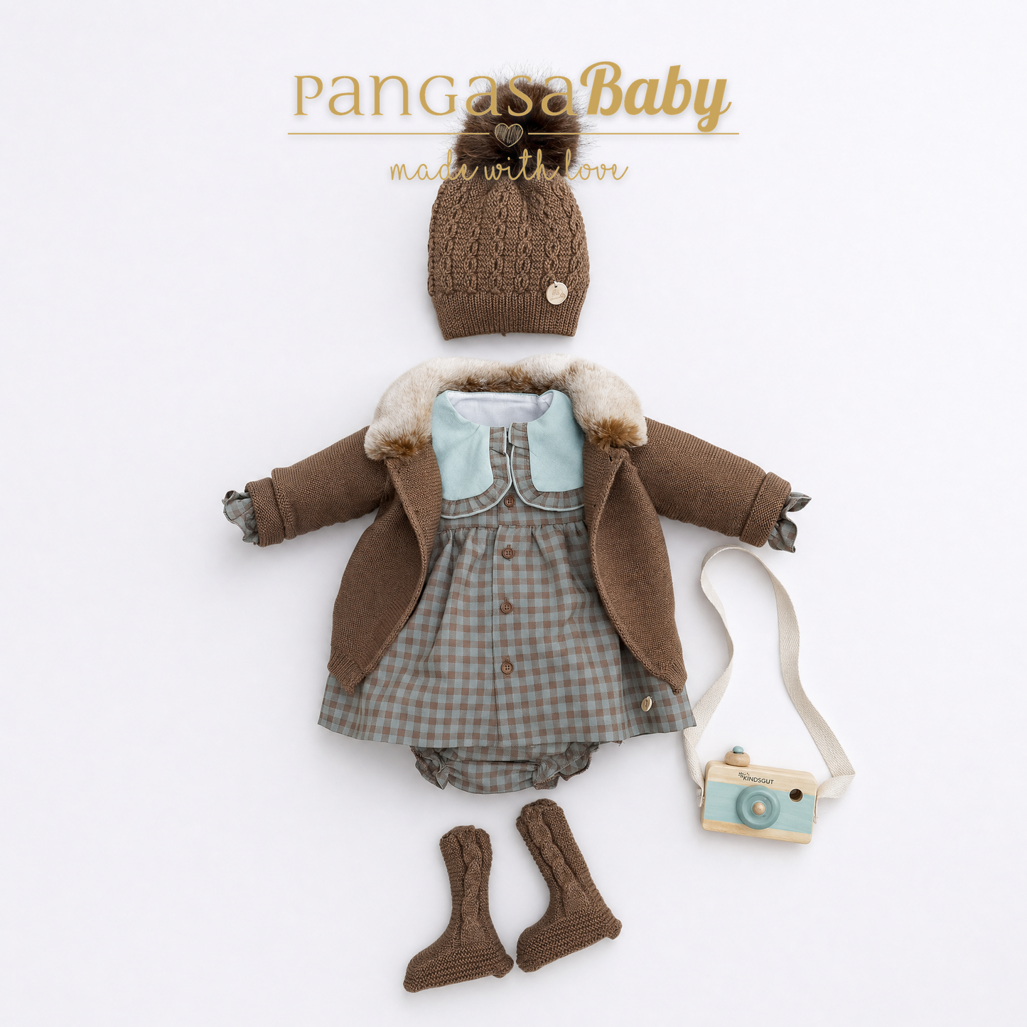 JESUSIN CUADROS VICHY MINT 3-24 meses pangasa baby