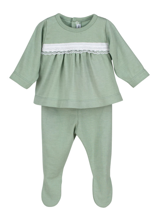 Conjunto polaina CUMAS mint