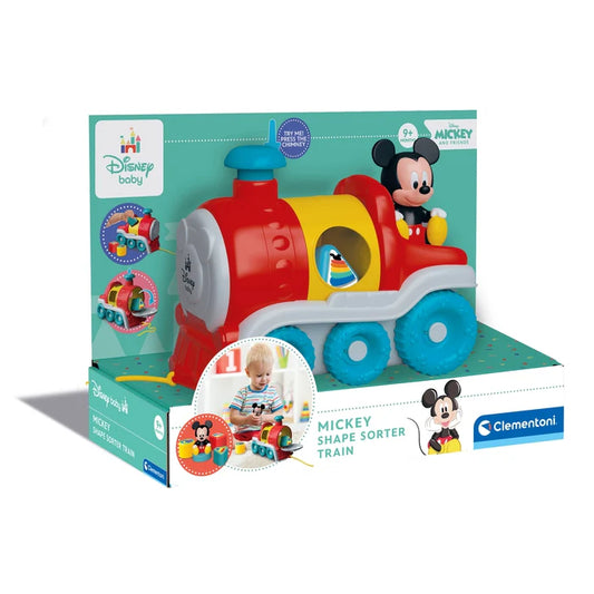 Tren Encajaformas Baby Mickey – Tren Remolcable Educativo 10m+ | Disney