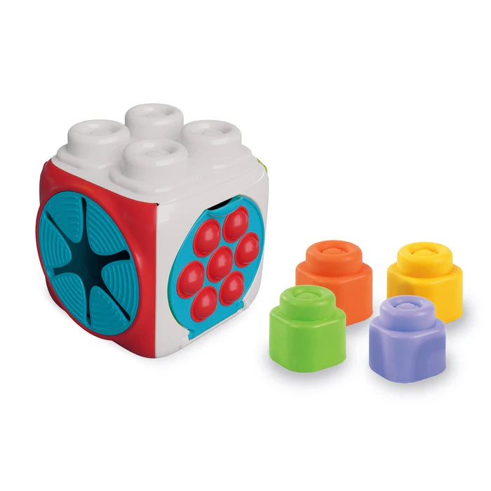Clemmy – Cubo de Actividades con Bloques Blanditos 6-36m | Clementoni