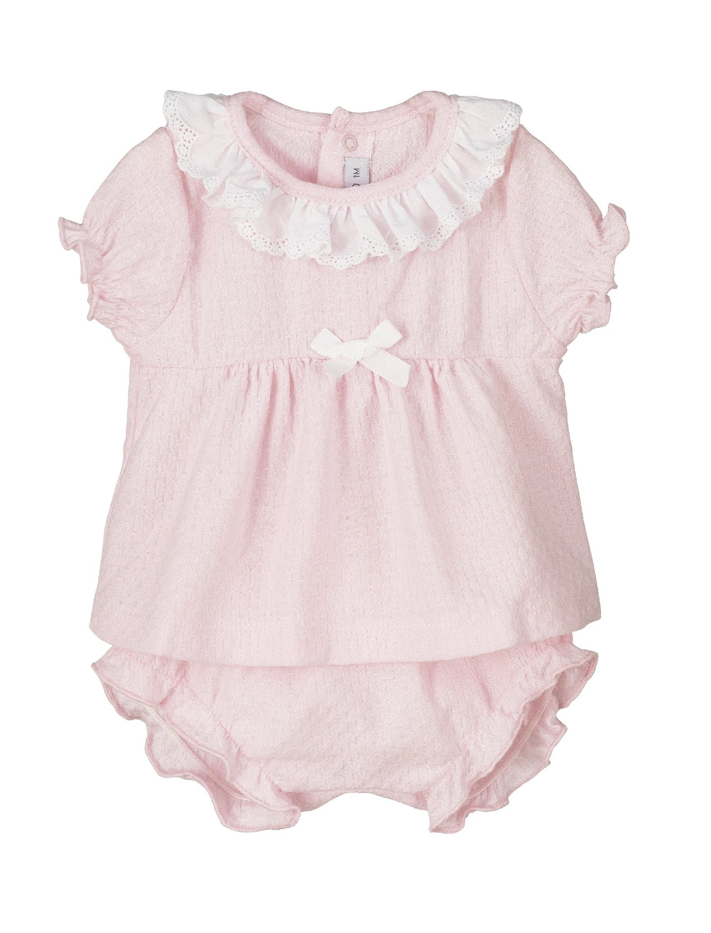 Conjunto Pololo Sauco conjunto primera puesta bebe rosa