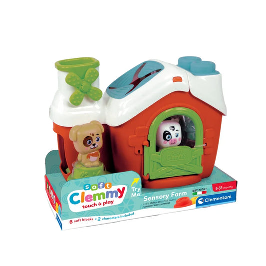 Clemmy Granja Sensorial – Set de Juego con Bloques Blanditos 6-36m | Clementoni