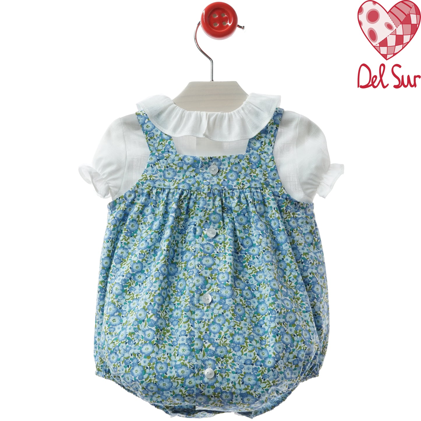 Conjunto bebé ranita con camisa Familia Ravena Del Sur 1-36 meses