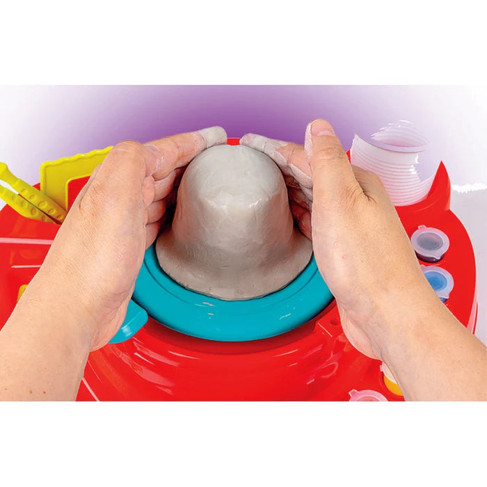 Idea Taller de Alfarería – Torno eléctrico y arcilla 500 g | Juego creativo 7+ años