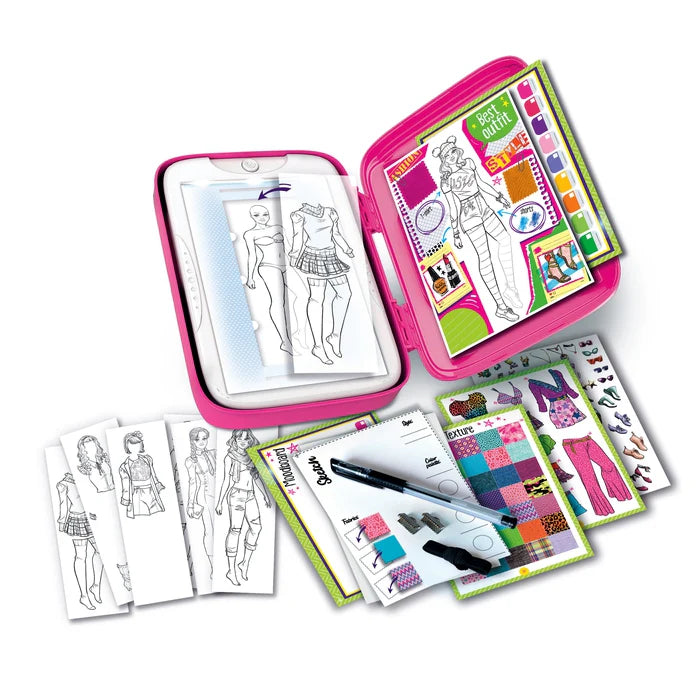 Fashion Design Studio – Estudio de moda con panel luminoso | Diseña tus looks | 7+ años