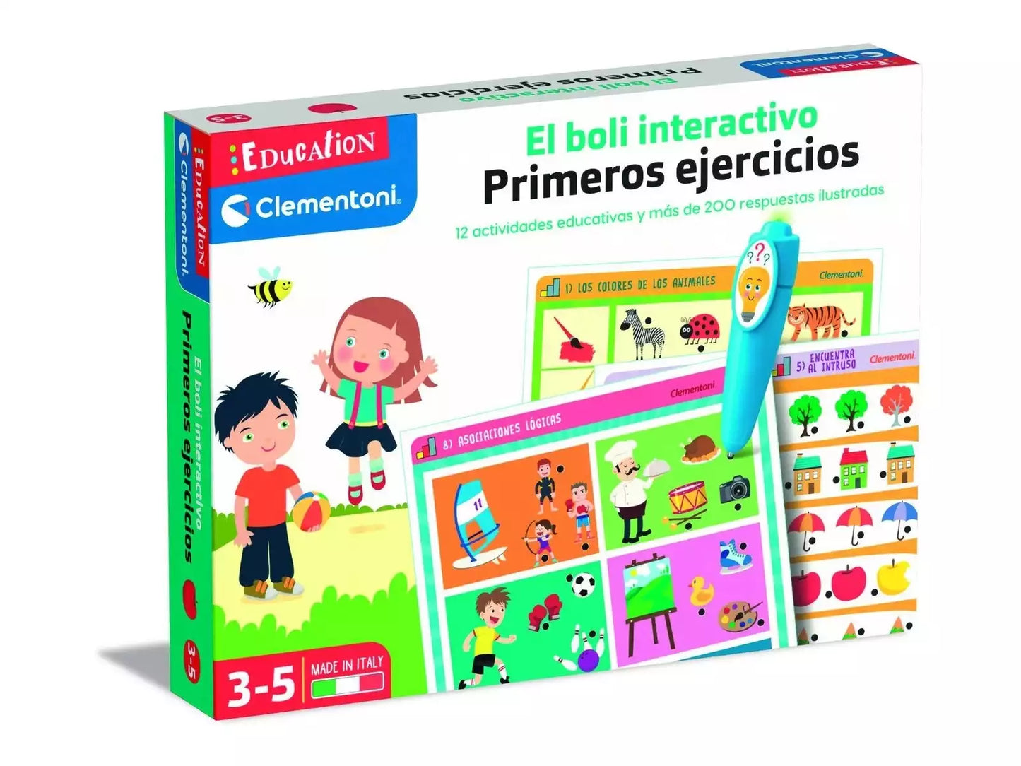 Boli Interactivo Primeros Ejercicios (+3 años) ✏️🔍 Clementoni –  Ref.: 55318