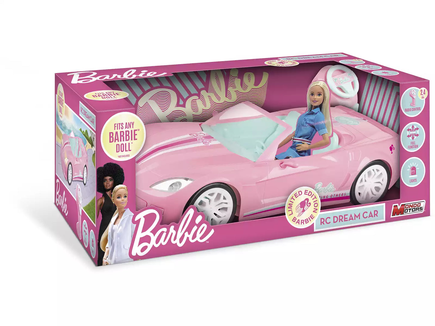 Barbie Dream Car RC Mondo | Coche Radio Control +3 Años