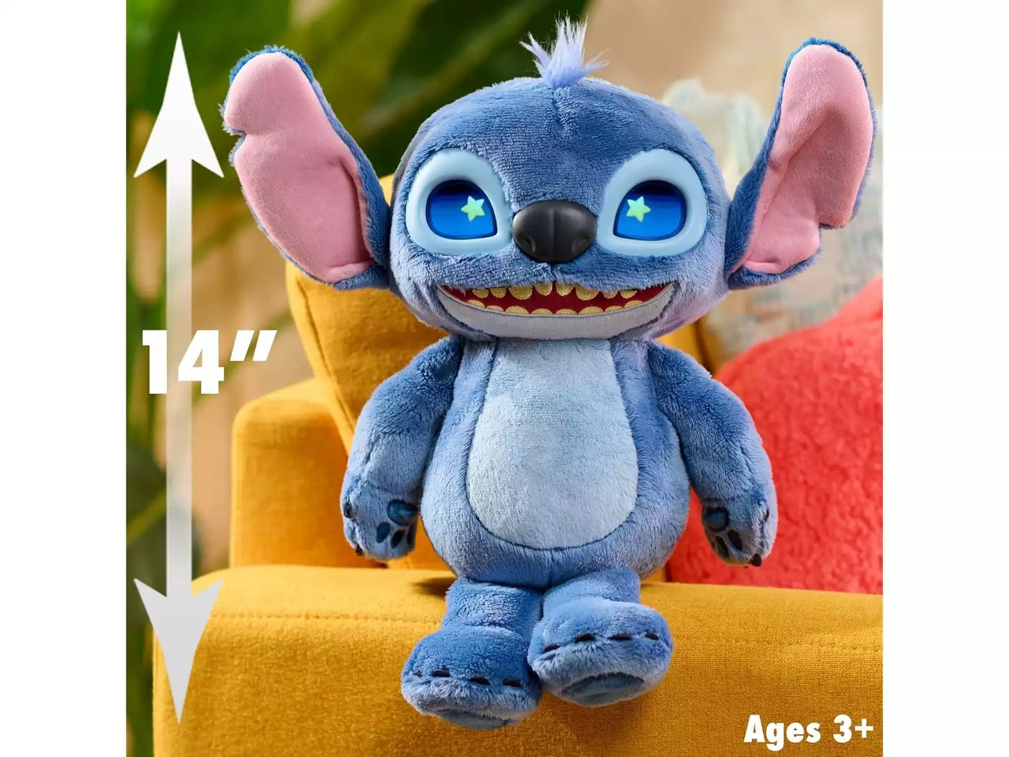 Stitch – Muñeco Interactivo Muchos Estados de Ánimo (30 cm)💙🌀 Disney