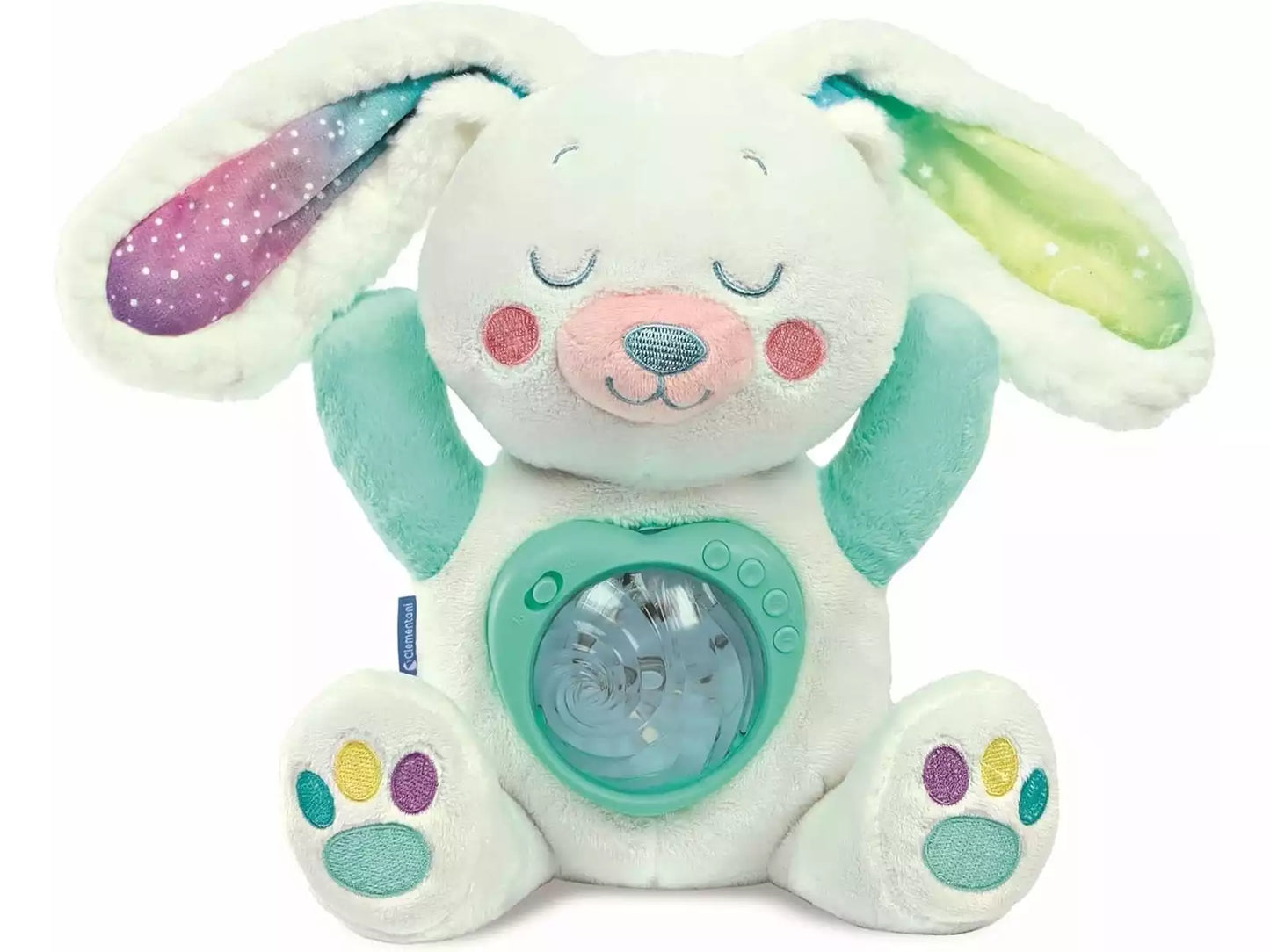 Peluche Mi Conejito Polar con Proyector de Aurora Boreal (0+ meses) ❄️🐰 Baby Clementoni – Ref.: 17502