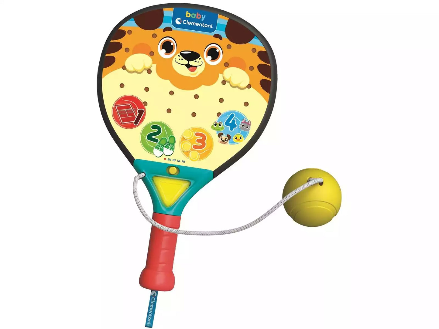 Pádel Parlante y Musical (1-4 años)🎾🎶 Juega y Aprende – Clementoni