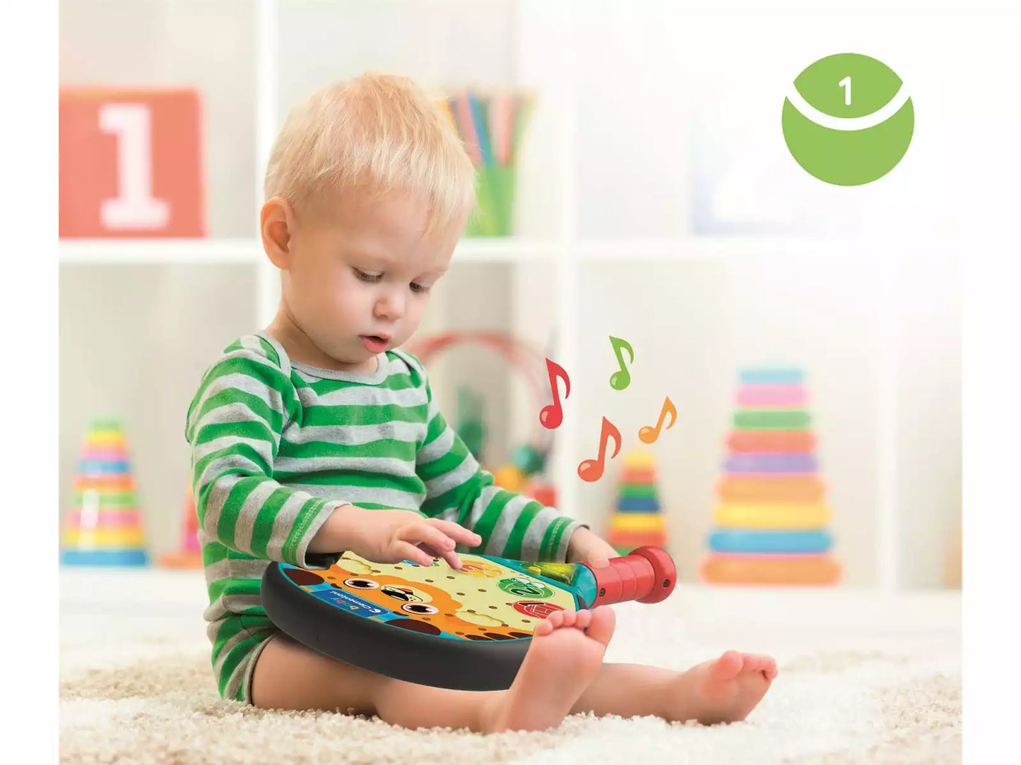 Pádel Parlante y Musical (1-4 años)🎾🎶 Juega y Aprende – Clementoni