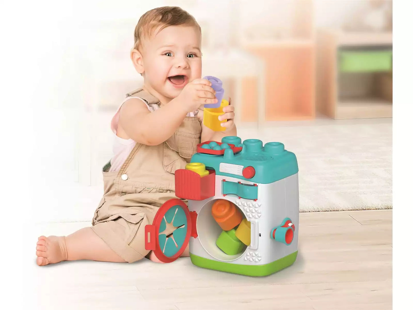Lavadora Sensorial con 6 Bloques (+12 meses)  Ref.: 17582 | Colección Clemmy Soft 🧼👶 Clemmy