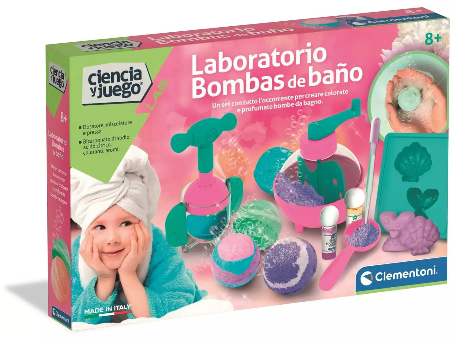 Laboratorio de Bombas de Baño (8+ años)🛁🌈 Clementoni