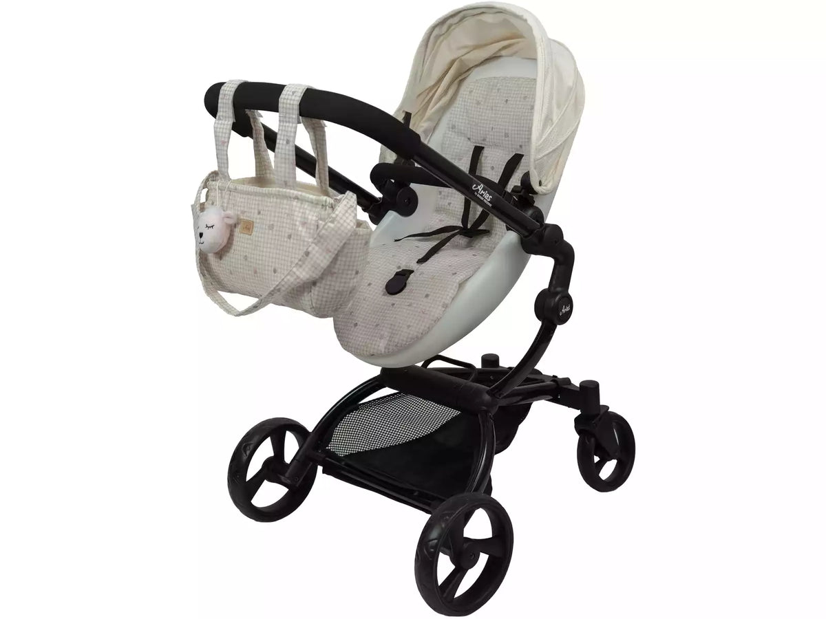Carro Capota Urban para Muñecas 47,5x66x82 cm | Muñecas Arias