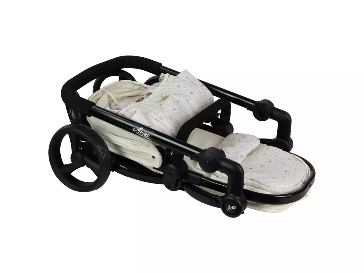 Carro Capota Urban para Muñecas 47,5x62x83 cm | Muñecas Arias