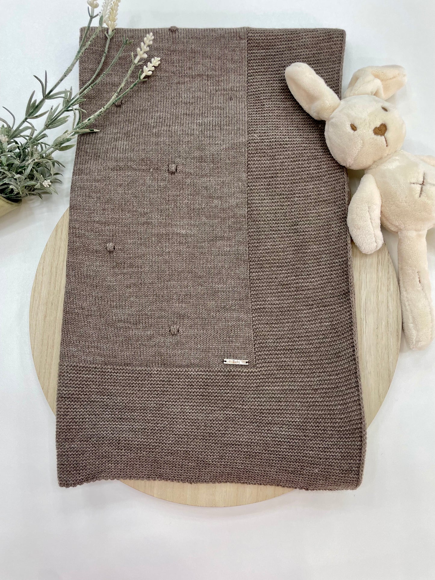 Toquilla de Lana Marrón – Primeras Puestas y Salida del Hospital 🤎👶