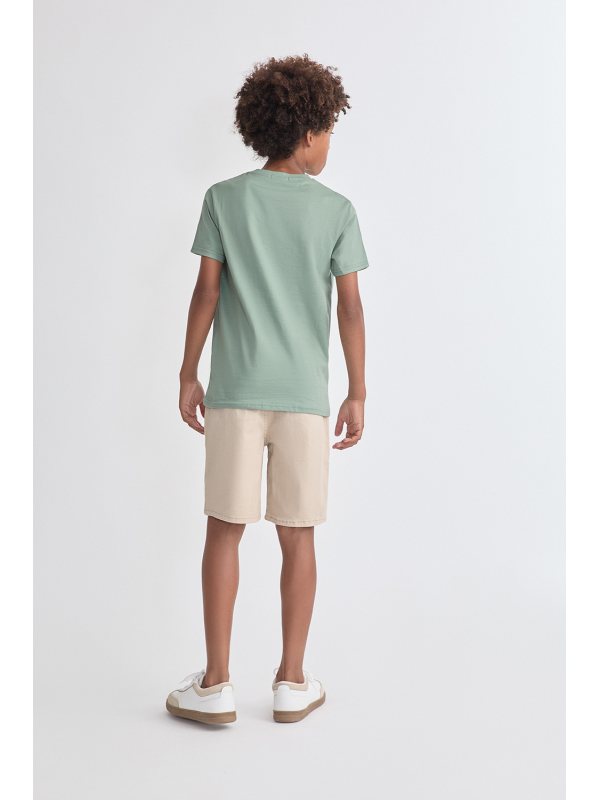 Camiseta básica niño verde iceberg Street Monkey | Original Basic | 2 a 16 años