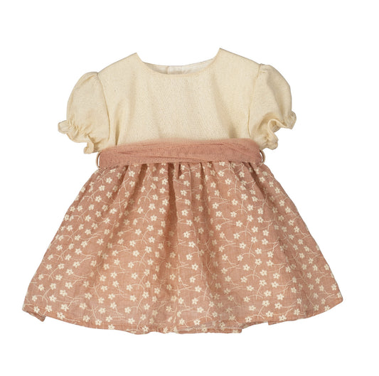 Vestido Espirulina Calamaro | Niña 3-6 Años Ceremonia Elegante